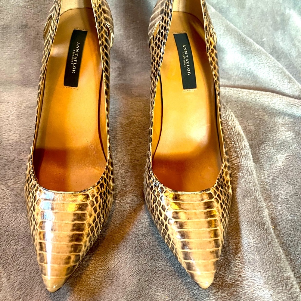 Beautiful shoes by Ann Taylor only worn once just like new!